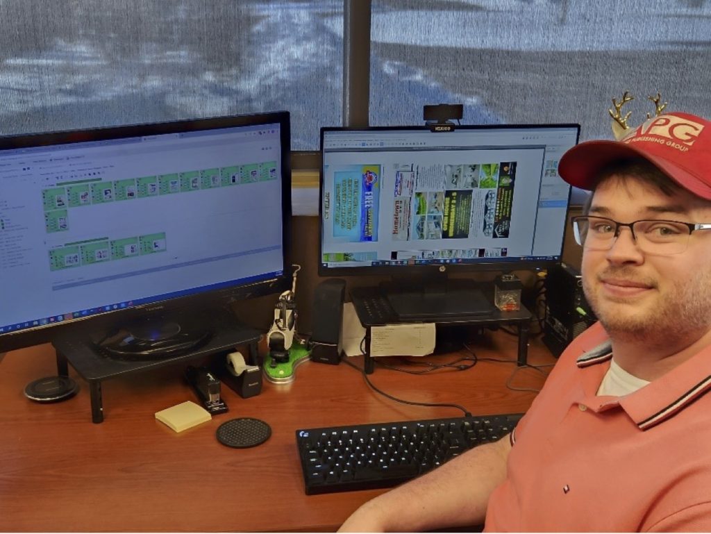Mike Anderson, Prepress Manager at APG Print Solutions, Janesville, WI Manages Production.